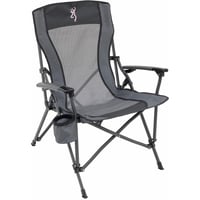 Alps Browning Fireside Camping Chair Charcoal/Grey with Pink Buckmark | 703438859584