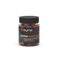 PEPPER PROJECTILES 25CTPepper Projectiles Black/Red - 25/CT - Byrna Pepper Projectiles contain a blendof Oleoresin Capsicum OC  PAVA making it one of the most powerful pepper projectiles on the marketectiles on the market | 810042110830