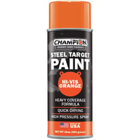 Steel Target Spray Paint Orange - 16 Oz - Specifically for steel targets - Increased coverage over traditional spray paint - Ultra wide, high-flow nozzle for quick and easy coverage - Fast drying - Different formulation from standard sprayick and easy coverage - Fast drying - Different formulation from standard spray papa | 076683002006