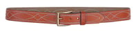 DeSantis Fancy Stitched Belt  Style B27 11/2quot Height Tan Size 40 | 792695155560