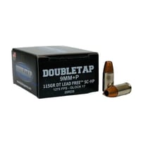 Double Tap DT Lead Free Handgun Ammunition 9mmP 124gr SCHP1250 fps 20/cts | 659465102820
