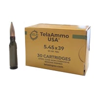 Wolf TelaAmmo Rifle Ammunition 5.45x39 65gr FMJ 2959 fps 30/ct | 4760167510021