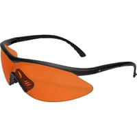 Edge Eyewear Fastlink Shooting Glasses Black Frame with Orange G15 Vapor Shield Lens | 697920010679