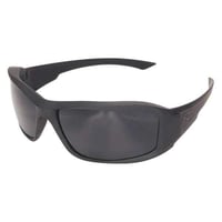 Edge Hamel Safety Glasses Black with Black G15 Vapor Shield Lens Thin Temple Frame | 697929005645