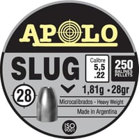 Hatsan Apolo Slug Air Rifle Pellets .22 Cal 28 gr 250/ct | 11001011157