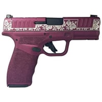 Springfield  InchDistressed Black Cherry  Roses Inch Hellcat Pro Handgun 9mm Luger 15rd Magazines2 3.7 Inch Barrel | 688099403188