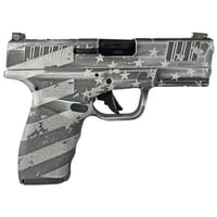 Springfield Hellcat Pro OSP  InchDistressed Flag White Inch Handgun 9mm Luger 15rd2 Magazines 3.7 Inch Barrel | 688099403201