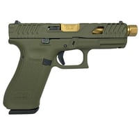 Glock 45 Gen 5 Custom OD Green Grip with Gold Barrel Handgun 9mm Luger 17/rd Magazines 3 4.6 Threaded Barrel Austria | 688099401573