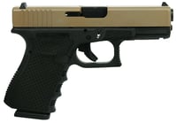Glock 19 Gen 3 Custom  InchFDE Slide Polymer Chainmail Stippled Frame Inch Handgun 9mm Luger 15/rd Magazines 2 4.02 Inch Barrel Austria | 688099401078