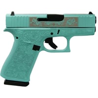 Glock 43x Gen 5 Custom  InchTiffany Glock  Roses Inch Subcompact Handgun 9mm Luger 10/rd Magazines 2 3.41 Inch Barrel Austria | 688099401009