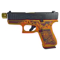 Glock 43x Custom Tennessee Orange with Gold Barrel Subcompact Handgun 9mm Luger 10/rd Magazines 2 4 Barrel Austria | 688099403652