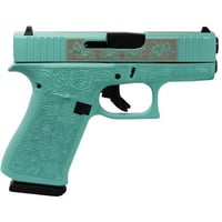 Glock 43x Custom  InchTiffany Glock  Roses Inch Subcompact Handgun 9mm Luger 10/rd Magazines 2 3.41 Inch Engraved Barrel USA | 688099401153