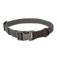 MoMarsh Adjustable Dog Collar 15-23 Gun Metal Grey | 710617342034