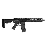 Forged AR15 5.56  10.5 Inch Pistol Black, w/ SBA3 Tac 10 Inch Urail SBA3 Tactical Brace A2 Flash Hider KeyMod Rail 1x30rd mag | 5.56x45mm NATO | 850009585103