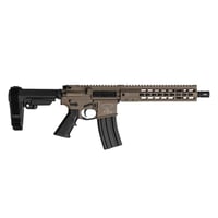 Forged AR15 5.56  10.5 Inch Pistol FDE w/ SBA3 Tac 10 Inch Urail SBA3 Tactical Brace A2 Flash Hider KeyMod Rail 1x30rd mag | 5.56x45mm NATO | 850009585257