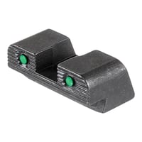 Ameriglo Tritium 2-Dot Handgun Night Sights .240 Square Notch with Serration Hellcat OSP Green with Black | 644406914464