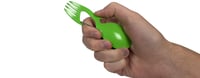 Kershaw Ration Green Eating Utensil / Multi-Tool - 4-3/5 Inch Overall Length | 087171052427