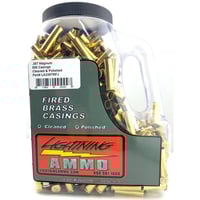 Lightning Ammo Reman. Cleaned  Polished Brass .357  Mag 500/ct Jug | 811854004447