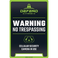 Tactacam Defend No Tresspassing Sign 3/ct | 810126751010