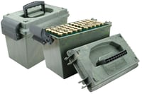 SHOTSHELL DRY BOX 20GA - WILD CAMOSD-100 Shotshell Dry Box For 20 ga shells up to 3 1/2 Inch - Camo Two 50 round Shotshell Trays inside on o-ring sealed dry box | 026057000299