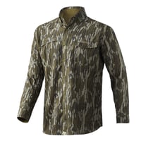 Nomad StretchLite Long Sleeve Shirt Mossy Oak Bottomland 2XL | 190840161211