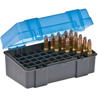 Plano 122850 Rifle Cartridge Box Flip-top Lid, Small, 50 Count | 024099122856 | Plano | Cleaning & Storage | Cases | Ammo Boxes