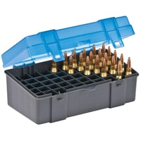 Plano 122950 Rifle Cartridge Box Flip-top Lid, Medium, 50 Count | 024099122955 | Plano | Cleaning & Storage | Cases | Ammo Boxes