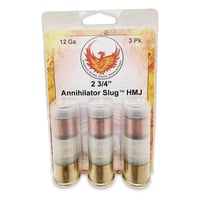 Phoenix Rising Annihilator Slug Shotshell 12ga 23/4 485gr Slug 1540 fps 3/ct | 797053002210