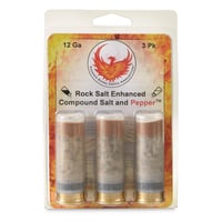 Phoenix Rising Salt  Pepper Shotshells Rock Salt  Pepper Blast 12ga 23/4 Less Lethal 3/ct | 797053002050