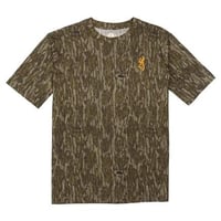 Browning Wasatch Short Sleeve T-Shirt Mossy Oak Bottomland S | 023614935230