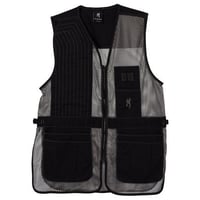 Browning Trapper Creek Mesh Shooting Vest Grey S | 023614707455