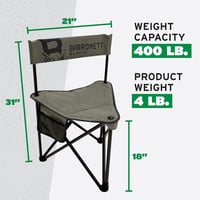 Barronett Blinds Aluminum XL Blind Chair Grey | 012642057670