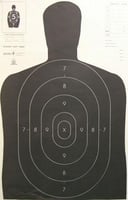 Speedwell Official NRA Police Qualification Silhouette Police Silhouette  Black  200/Pack | 738804001014