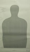 Speedwell US Customs Target  Police Silhouette NRA Instructor Course  25 yd. 100/Pack | 738804003803