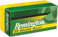 Remington Golden Bullet High Velocity Rimfire Ammunition .22 Short 29 gr RN 1095 fps 100/ct | 047700 48140 1