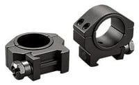 Tasco Dual Purpose 1 to 30mm Reducing Rings Low Clam E/F  Matte Black | 046162000250