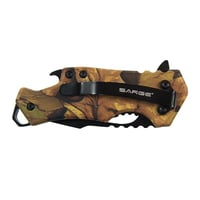Sarge Knives Camo Fuse Folding Knife 23/8 Drop Point Blade Camo | 805319496854