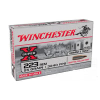 Winchester Super-X Varmint  Target Rifle Ammunition .223 Rem 55 gr. BTHP 3240 fps 500/ct Case 20rd Boxes | 00020892230569