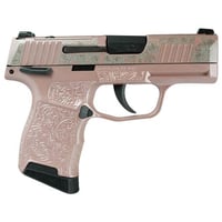 Sig Sauer Exclusive Rose Gold N Roses P365380 Handgun 380 Auto 10rd Magazine 3.1 Barrel Black Manual Safety | 688099403775