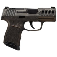 Sig Sauer P365 Gold Bug Handgun 9mm luger 10rd Magazines2 3.1 Black Barrel Tactical Cut Distressed Grey Slide/Brown Grip Octagon Stippling | 688099405816