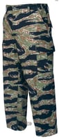TruSpec BDU Pants 100 Cotton RipStop Original Vietnam Tiger Stripe L Long | 690104035260