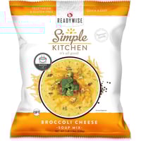 Readywise Simple Kitchen Broccoli Cheese Soup Single Pouch 17 Servings | 850045543495