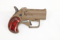 Derringer Big Bore w Guardian .380 Tan/Rosewood Tan w Rosewood Grips 2.75 Inch Barrel 4.65 Inch OAL 2 Rounds | .380 ACP | 850003444659