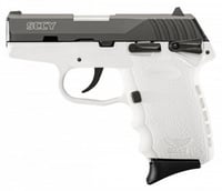 SCCY CPX1CBWTG3 Gen 3 9mm 101 3.1 Inch Black/White W/ Manual Safety | 9x19mm NATO | 81009570052