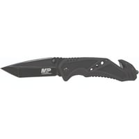 Smith  Wesson MP SWMP11B Tanto Folder Rescue Lock 3 7/8 Blade Black | 028634708604