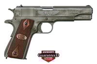 Thompson 1911BKOWC2 1911 Fly Girls 45 ACP 5 Inch 71 Black/OD Green Cerakote Checkered Wood w/US Logo Grip | .45 ACP | 602686421898