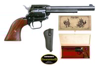 Heritage Mfg RR22MB6BXHOL Rough Rider Small Bore 22LR,22 WMR 6 Round 6.50 Inch Black Cocobolo Grip | .22 LR WMR | 727962500330