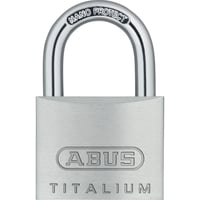 TITALIUM 64 SERIES 64TI/40C KAX3Padlock 64 TITALIUM 1 37/64 inch - Level 5 - Solid lock made from Aluminum - Hardened steel shackle - Removable and adjustable shackle from 60 mm to 150 mm - Paracentric key profile for increased protection against manipulation - Double bolracentric key profile for increased protection against manipulation - Double bolted shackleted shackle | 078217659410