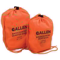 BACKCOUNTRY QUARTER BAG 4PK 28IN X 50INBackcountry Quarter Bags Elk/Deer/Caribou/Sheep/Antelope  Orange  4 Pack  Recommended for most high country game  Lightweight  Easy to pack  28 by 50 inchesches | 026509065449