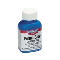 PB22 EF PERMA BLUE LIQUID GUN BLUE 90MLPerma Blue Liquid Gun Blue 90 ML  The proven way to touchup scratches and wornspots or to completely reblue most guns  Nonstreaky, even blueblack finish to steel except stainlessto steel except stainless | 029057131895